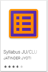 Syllabus JU/CLU | Jatinder Jyoti 